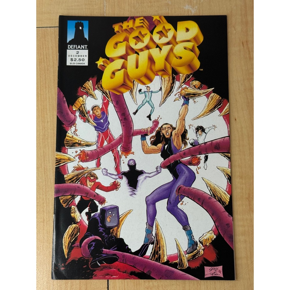 Defiant Comics The Good Guys #2 December 1993 Jim Shooter Grey & Jim Art